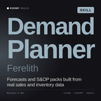 Demand Planner, Ferelith AI skill by KissMySkills, cover