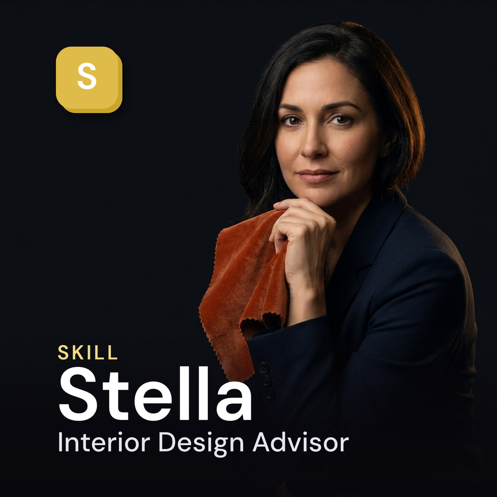 Stella — Interior Design Advisor AI Skill
