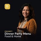 Dinner Party Menu — Food & Home Prompt