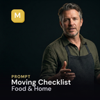 Moving Checklist — Food & Home Prompt