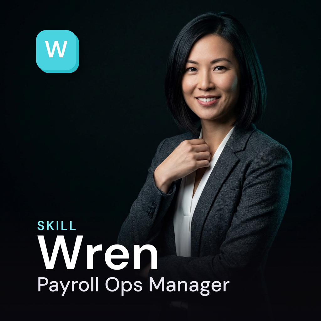 Wren — Payroll Operations Manager AI Skill