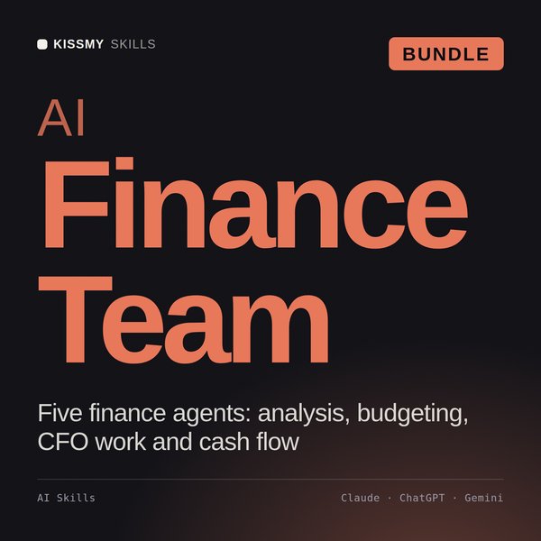 AI Finance Team AI bundle by KissMySkills, cover
