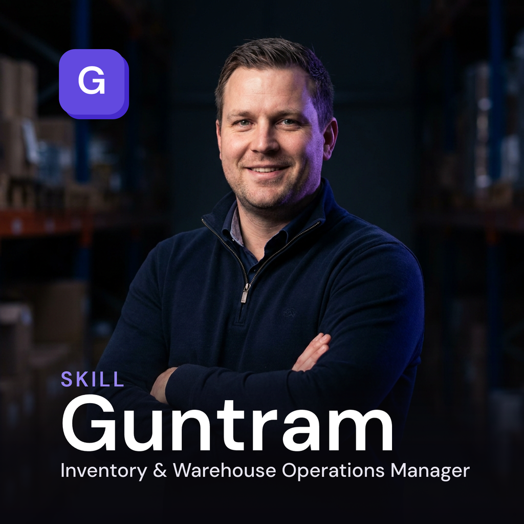 Guntram — Inventory & Warehouse Operations Manager AI Skill