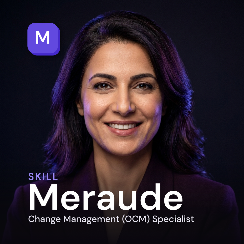 Meraude — Change Management (OCM) Specialist AI Skill