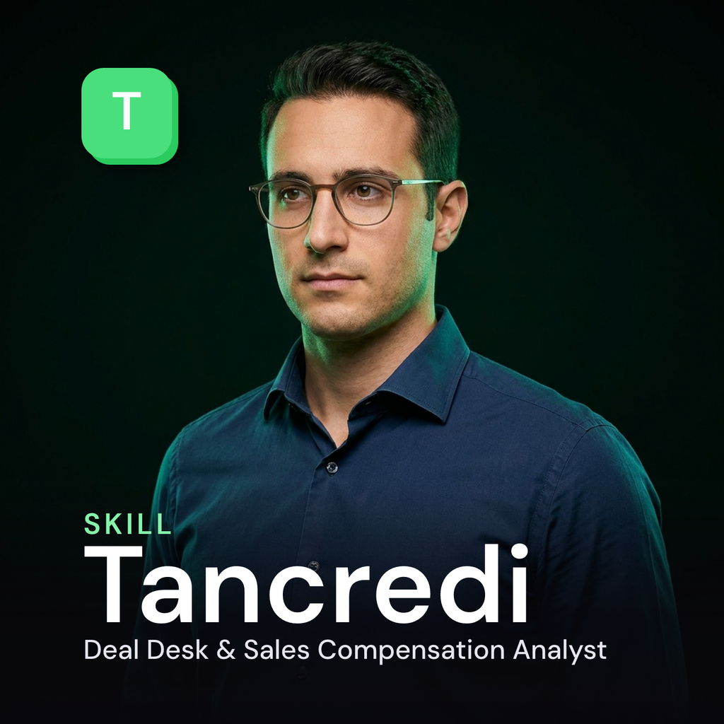 Tancredi — Deal Desk & Sales Compensation Analyst AI Skill
