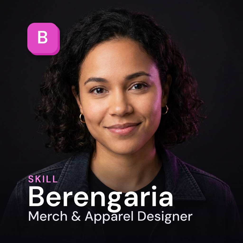 Berengaria — Merch & Apparel Designer AI Skill