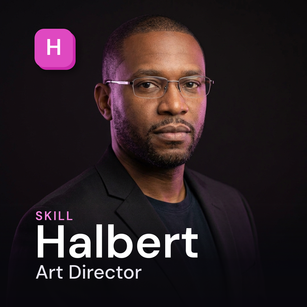 Halbert — Art Director AI Skill