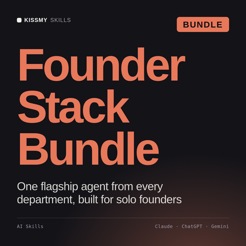 Founder Stack Bundle AI bundle by KissMySkills, cover