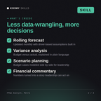 What's inside the FP&A Analyst, Petra AI skill: Rolling forecast, Variance analysis, Scenario planning, Financial commentary