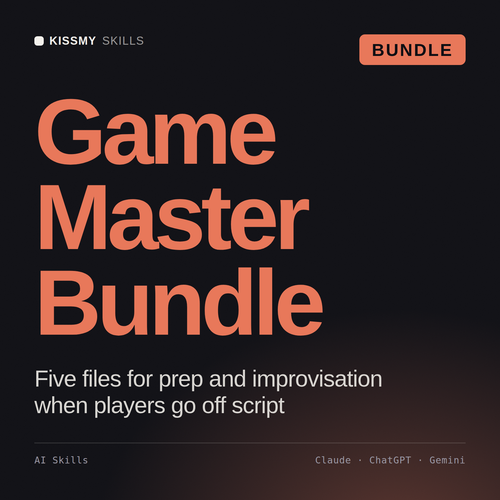 Game Master Bundle AI bundle by KissMySkills, cover