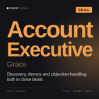 Account Executive, Grace AI skill by KissMySkills, cover