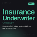 Insurance Underwriter, Guadalupe AI skill by KissMySkills, cover