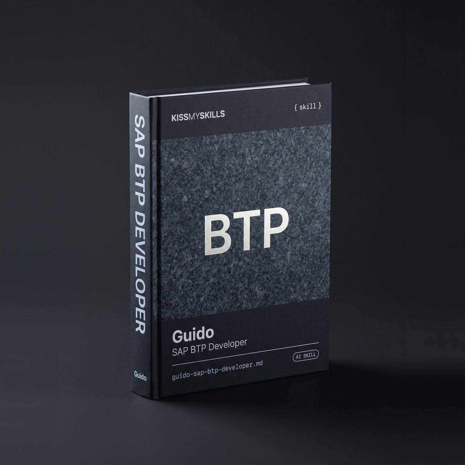 SAP BTP Developer Claude skill by KissMySkills, hardcover volume cover