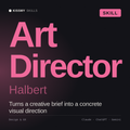 Art Director, Halbert AI skill by KissMySkills, cover