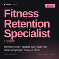 Fitness Retention Specialist, Harlan AI skill by KissMySkills, cover