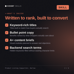 What's inside the Product Listing Copywriter, Harlow AI skill: Keyword-rich titles, Bullet point copy, A+ content briefs, Backend search terms