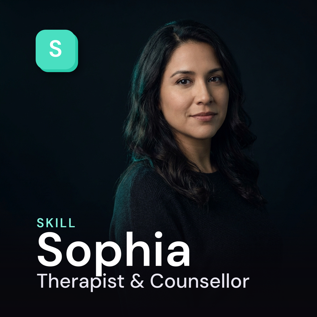 Sophia — Therapist & Counsellor AI Skill