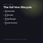 What is inside the HR Tool Bundle: HR Generalist, AI Recruiter, Hiring Manager and Resume Screener