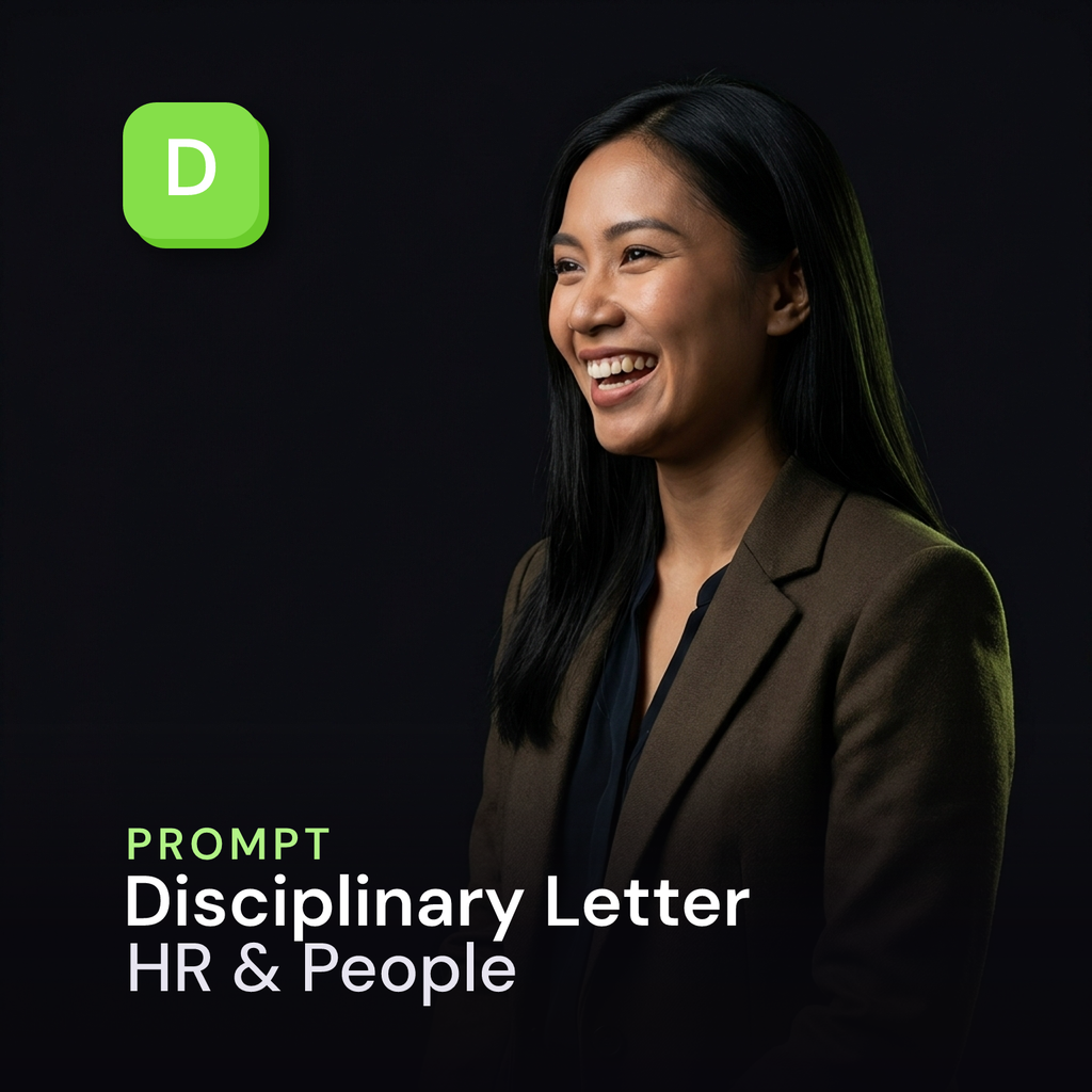 Disciplinary Letter — HR & People Prompt