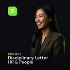 Disciplinary Letter — HR & People Prompt