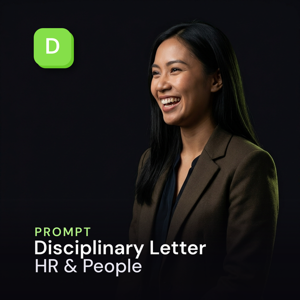 Disciplinary Letter — HR & People Prompt
