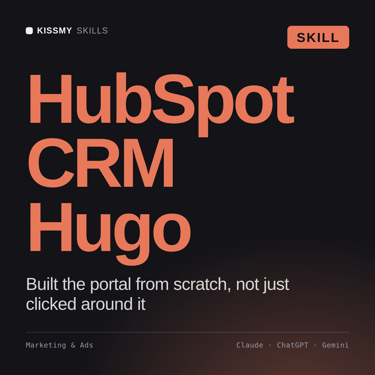 Hugo - HubSpot CRM Specialist AI Skill