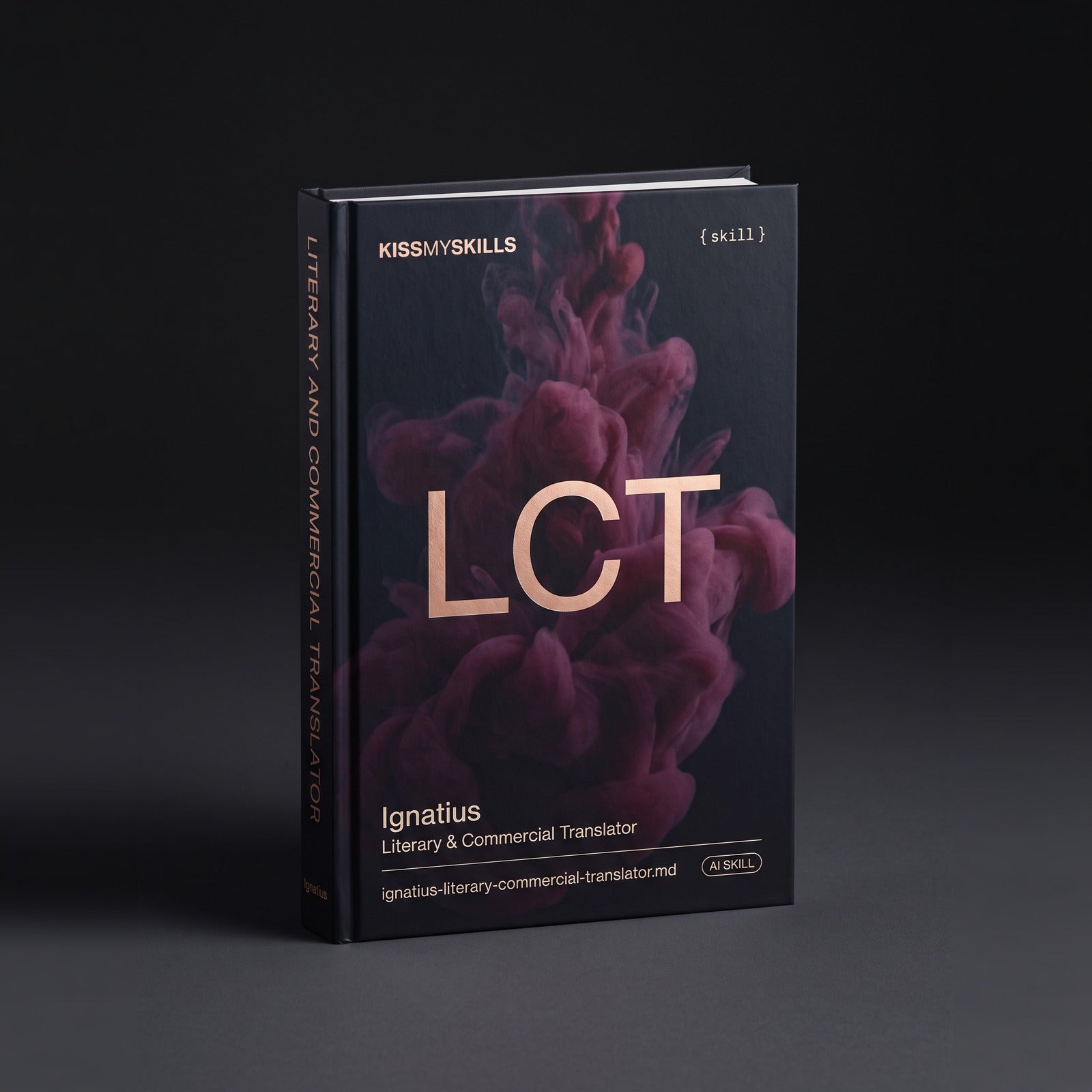 Ignatius - Literary & Commercial Translator Claude skill by KissMySkills, hardcover volume cover