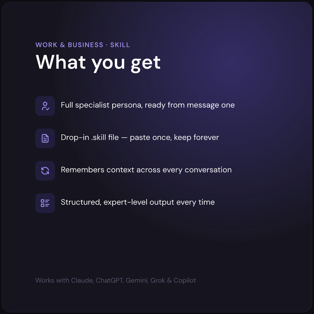 Natalie — PR & Comms AI Skill — what's included