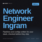 Network Engineer, Ingram AI skill by KissMySkills, cover