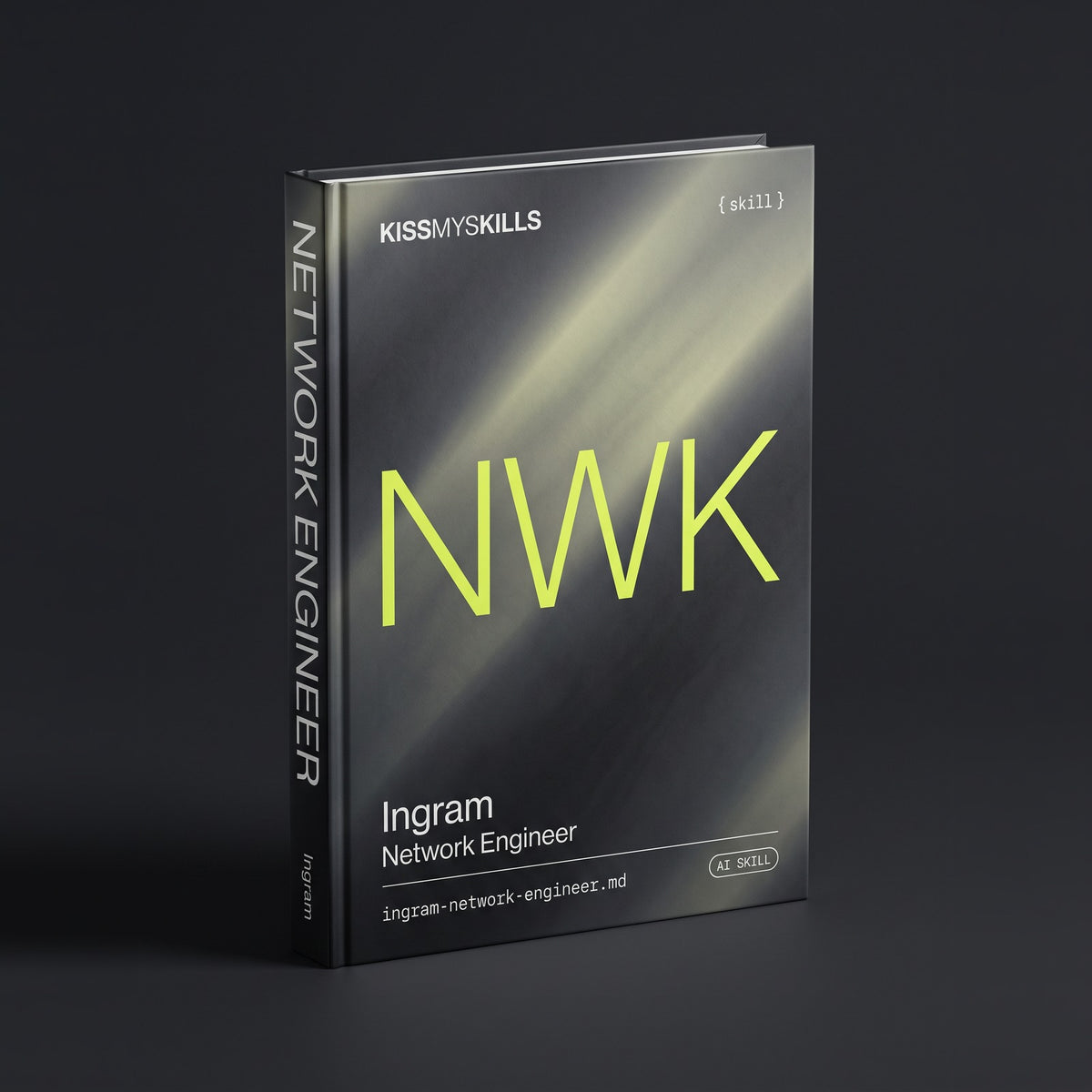 Network Engineer Claude skill by KissMySkills, hardcover volume cover