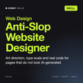 Iolanthe - Anti-Slop Website Designer AI skill by KissMySkills, cover