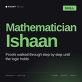 Mathematician, Ishaan AI skill by KissMySkills, cover