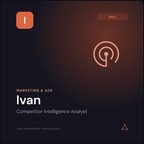 Ivan — Competitor Intelligence Analyst AI Skill preview 3
