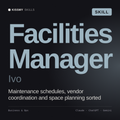 Facilities Manager, Ivo AI skill by KissMySkills, cover