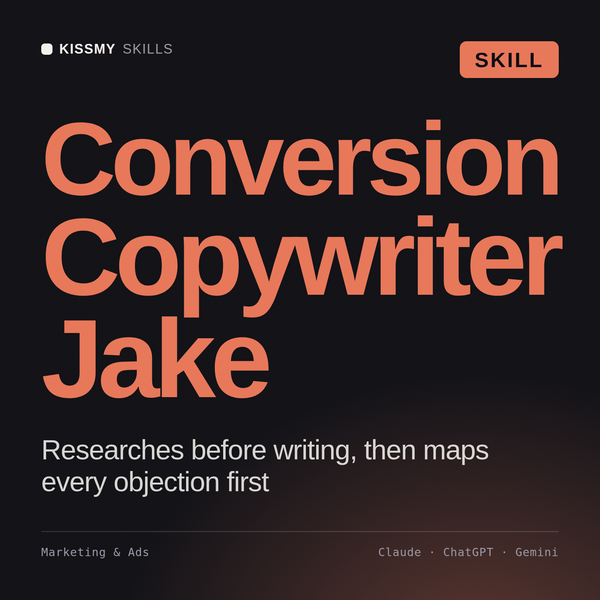 Jake - Conversion Copywriter AI Skill