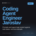 Coding Agent Engineer, Jaroslav AI skill by KissMySkills, cover