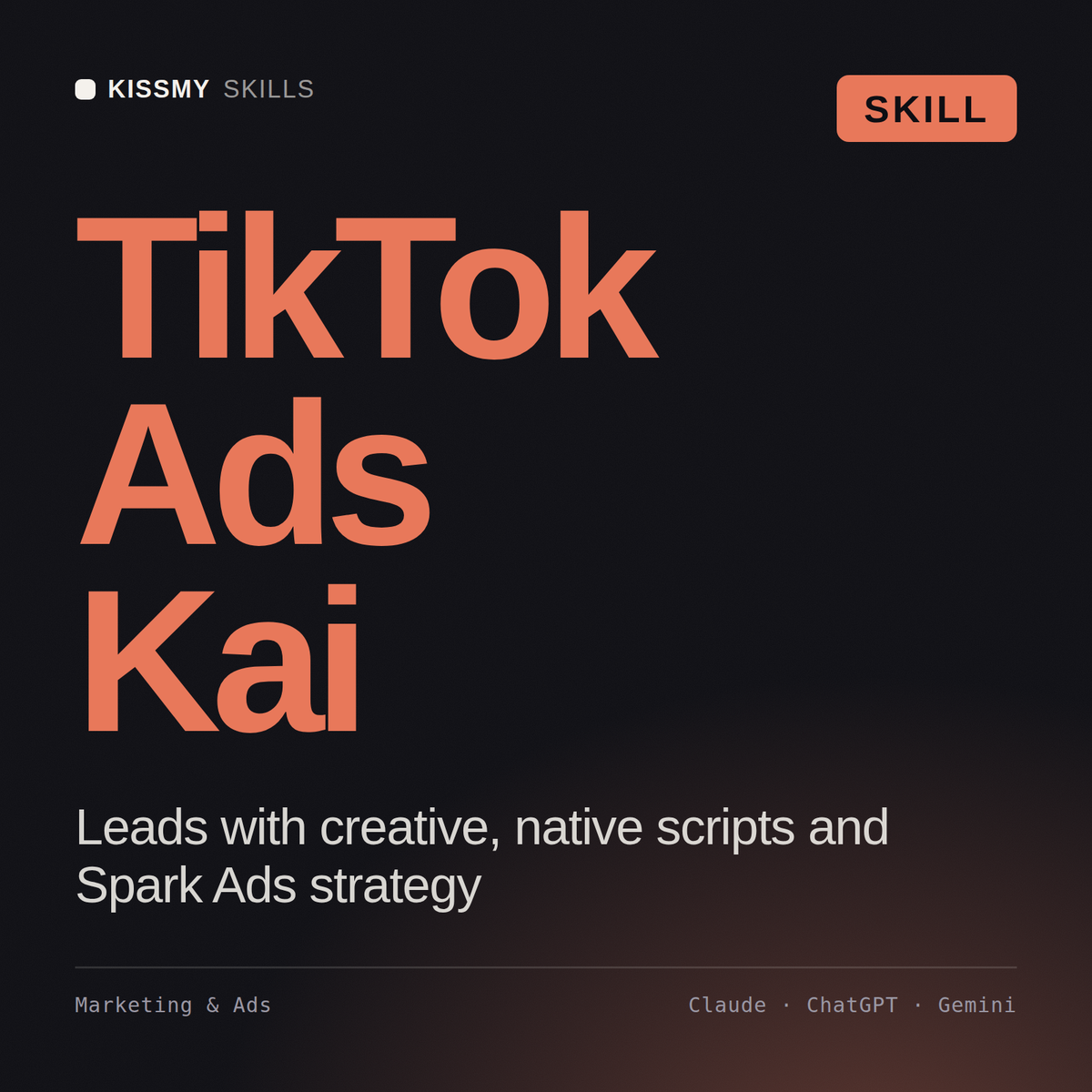 Kai - TikTok Ads Specialist AI Skill