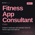 Fitness App Consultant, Kaito AI skill by KissMySkills, cover