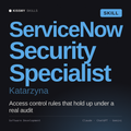 ServiceNow Security Specialist, Katarzyna AI skill by KissMySkills, cover