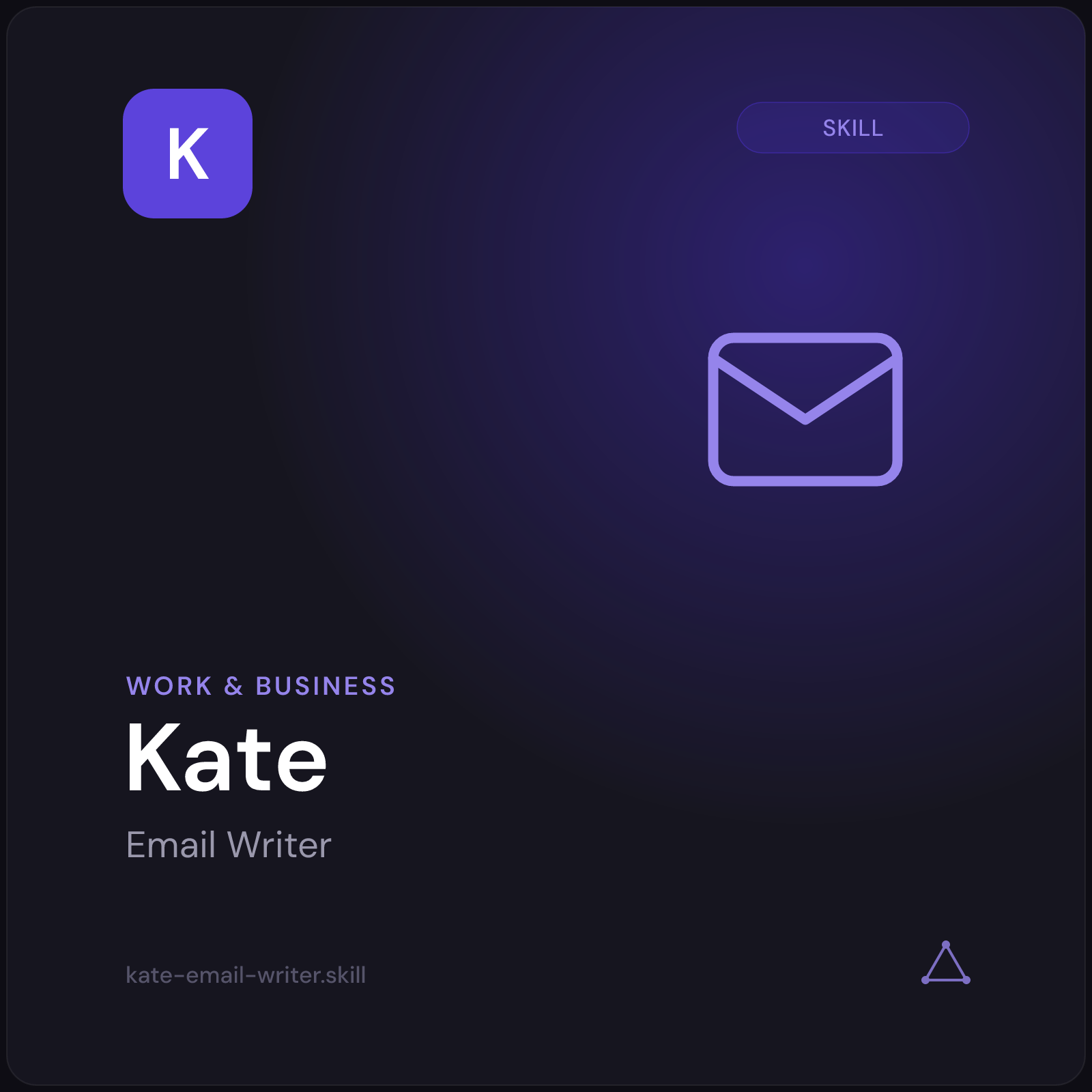 Kate — Email Writer AI Skill preview 4