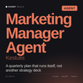 Marketing Manager Agent, Kestutis AI agent by KissMySkills, cover