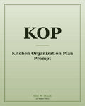 Kitchen Organization Plan prompt for Claude by KissMySkills, brushed cover