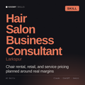 Hair Salon Business Consultant, Larkspur AI skill by KissMySkills, cover