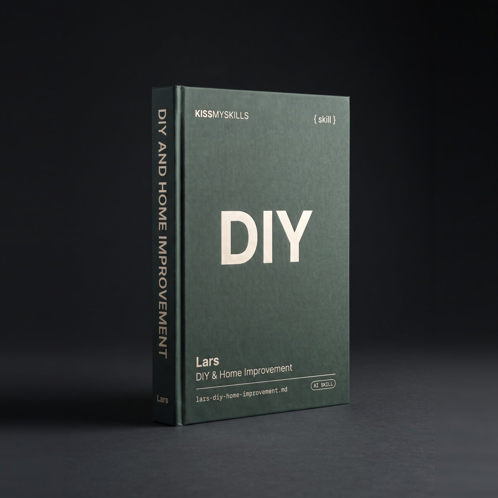 DIY & Home Improvement Claude skill by KissMySkills, hardcover volume cover