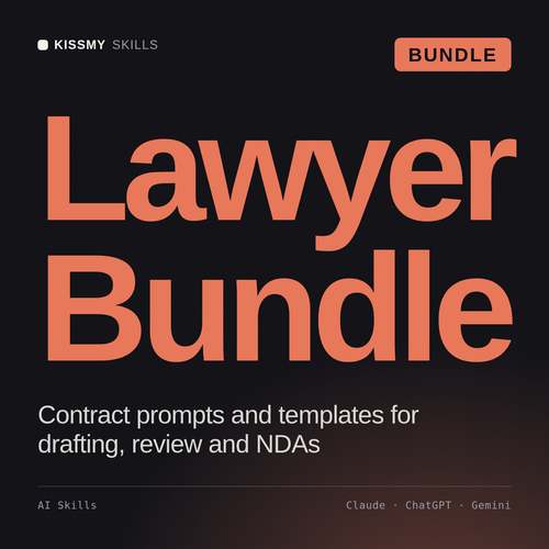 Lawyer Bundle AI bundle by KissMySkills, cover