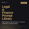 Legal & Finance Prompt Library AI prompt by KissMySkills, cover