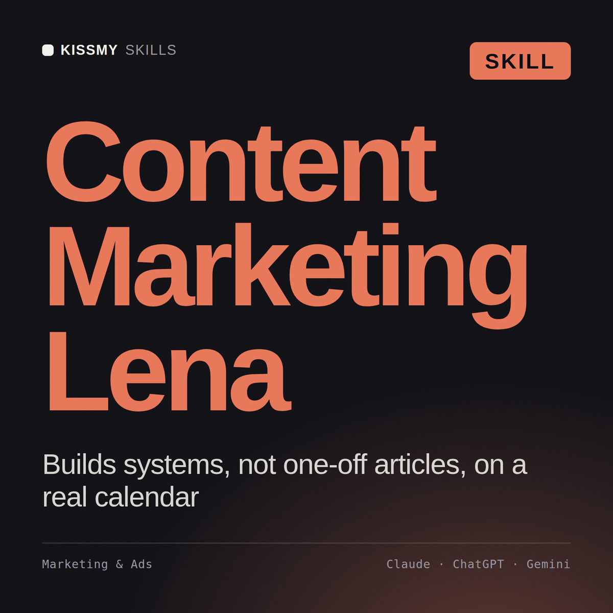 Lena - Content Marketing Manager AI Skill