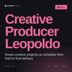Creative Producer, Leopoldo AI skill by KissMySkills, cover