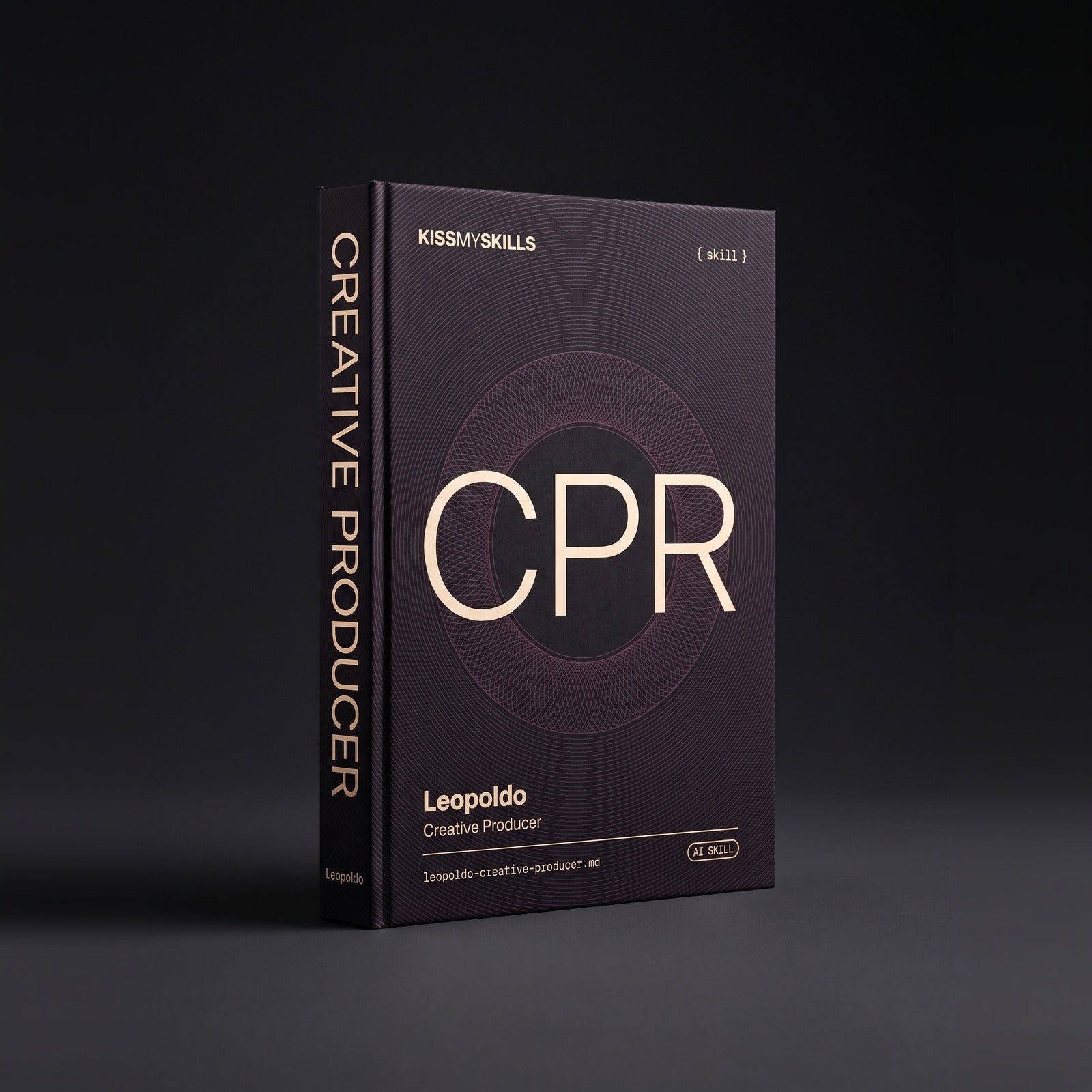 Creative Producer Claude skill by KissMySkills, hardcover volume cover