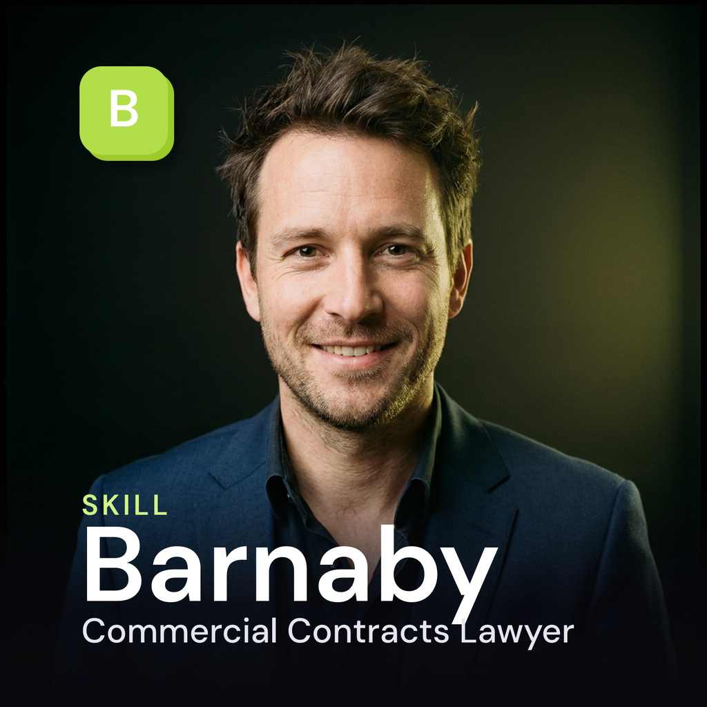 Barnaby - Commercial Contracts Lawyer AI Skill
